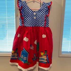 Eleanor Rose back to school dress size 6
